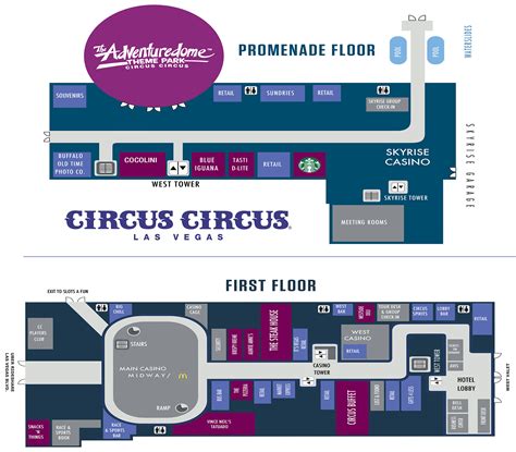 circus circus reno map